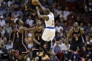 NBA总决赛天王山之战，巴特勒40分三双热火淘汰尼克斯